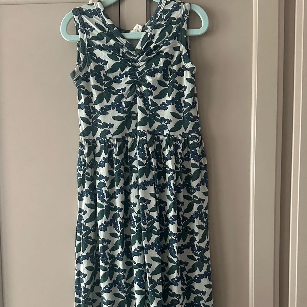 Kate Quinn Navy and White Floral Kids Dress